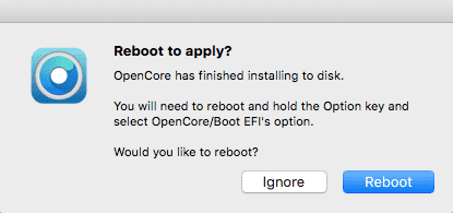 reboot to apply?
