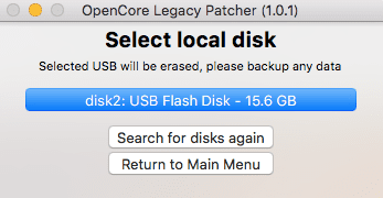 Select local disk