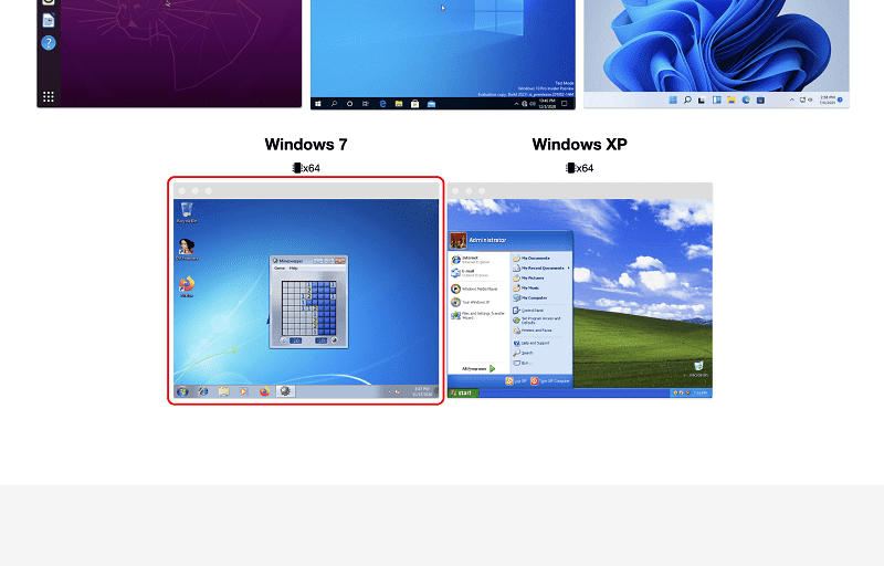 Windows7を選択