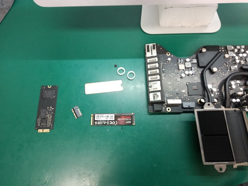 iMac SSD交換